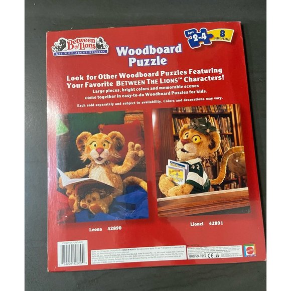 RARE Vintage Between The Lions Leona Puzzles sealed - Picture 3 of 3